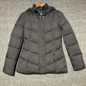 Tommy Hilfiger Down Filled Jacket Womens Extra‎ Small XS Puffer Coat Black